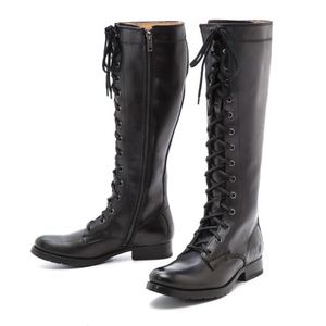 Frye Melissa lace up riding boot